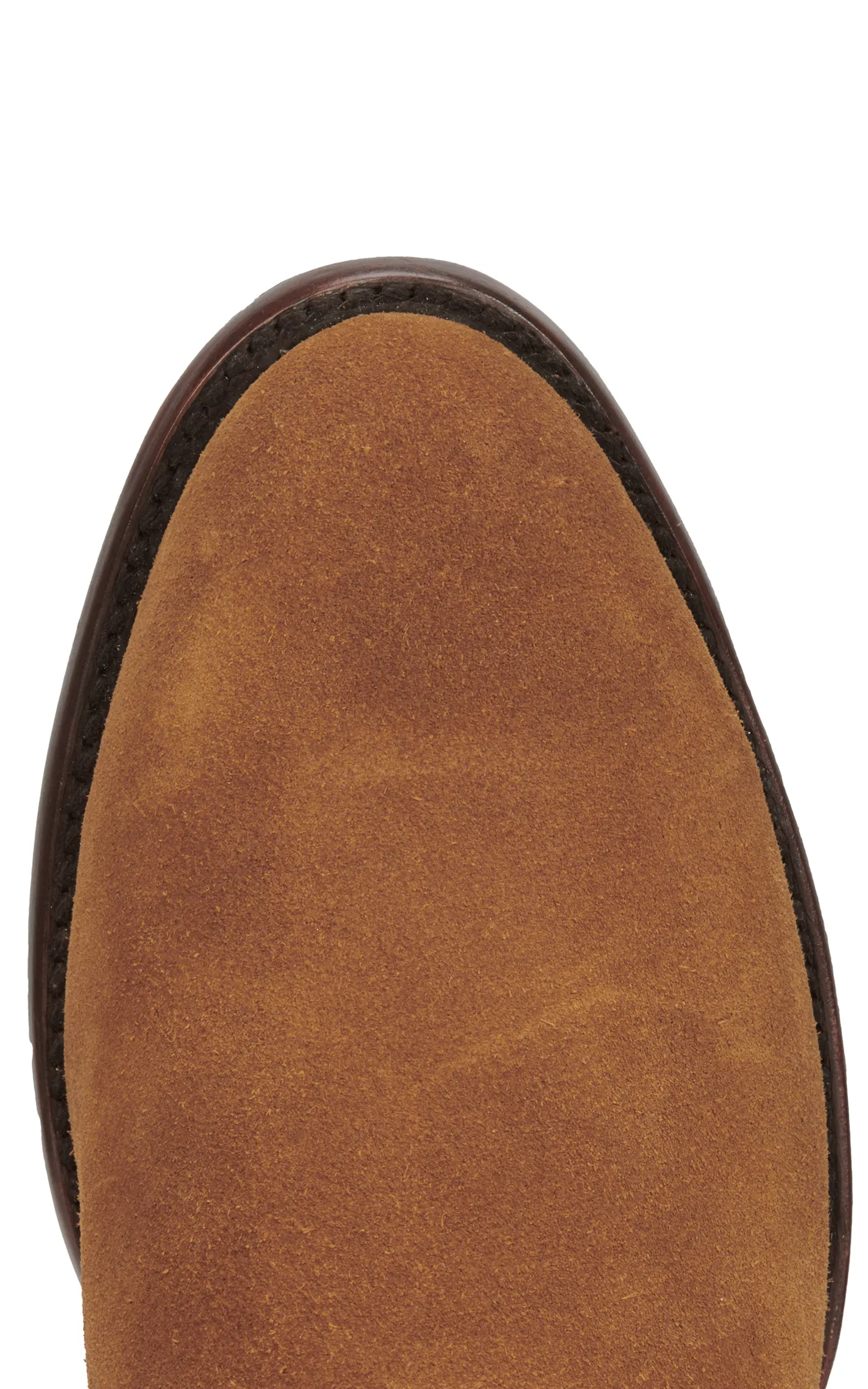 JRC & Sons Men's Todd Water-Resistant Suede Round Toe Roper Boot in Tan