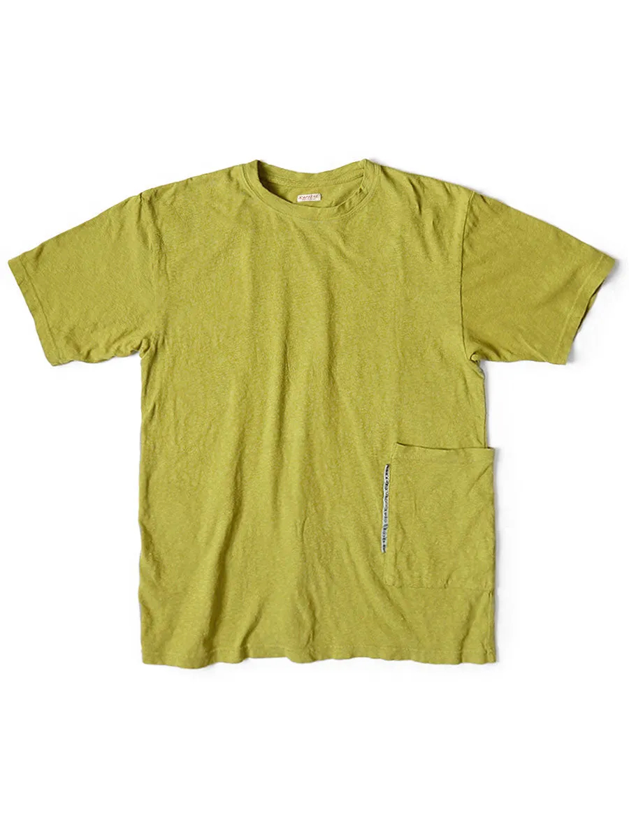 Kapital Gauze Jersey Biscuit Pocket T-Shirtb Tee