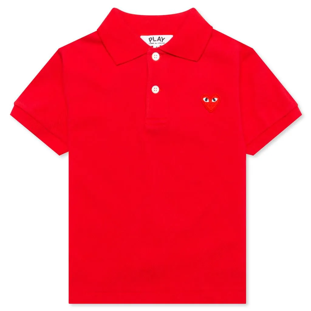 Kid's Polo Shirt - Red