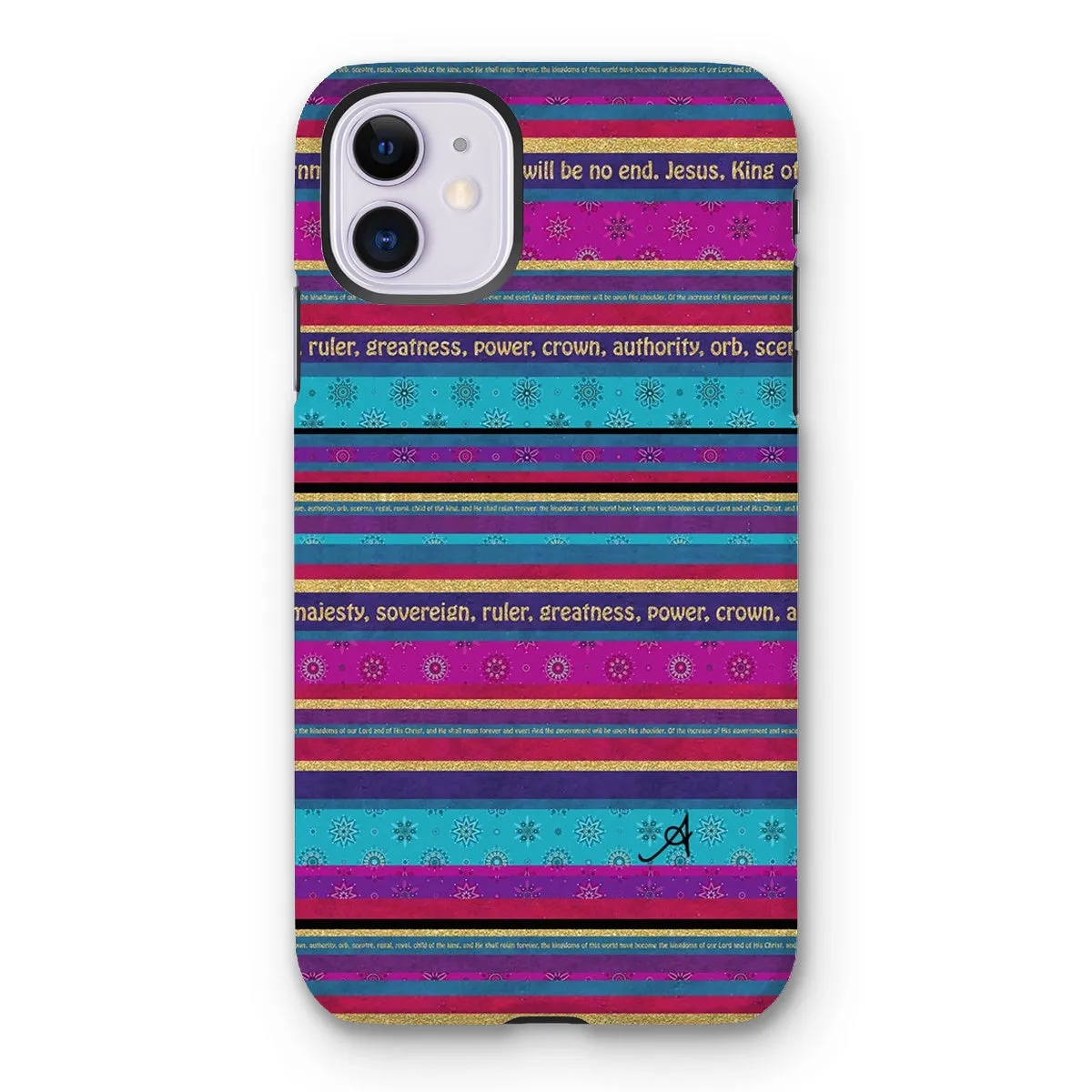 King of Kings Stripe Amanya Design Tough Phone Case