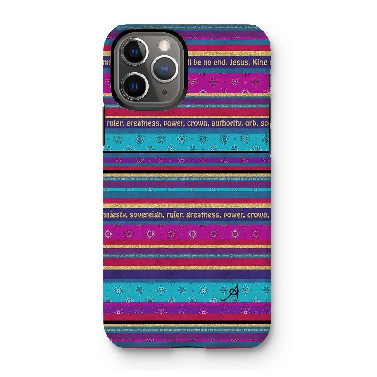 King of Kings Stripe Amanya Design Tough Phone Case