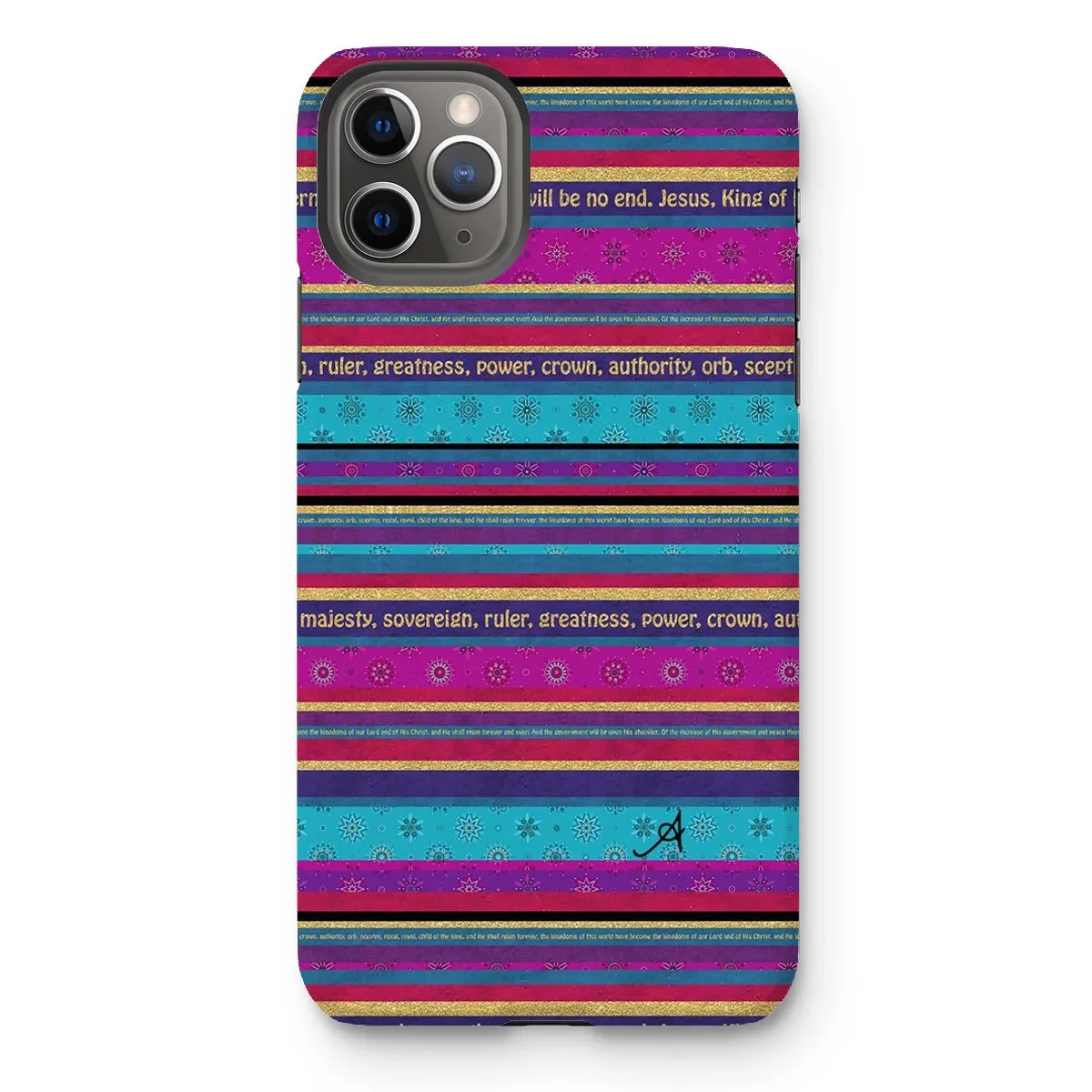 King of Kings Stripe Amanya Design Tough Phone Case