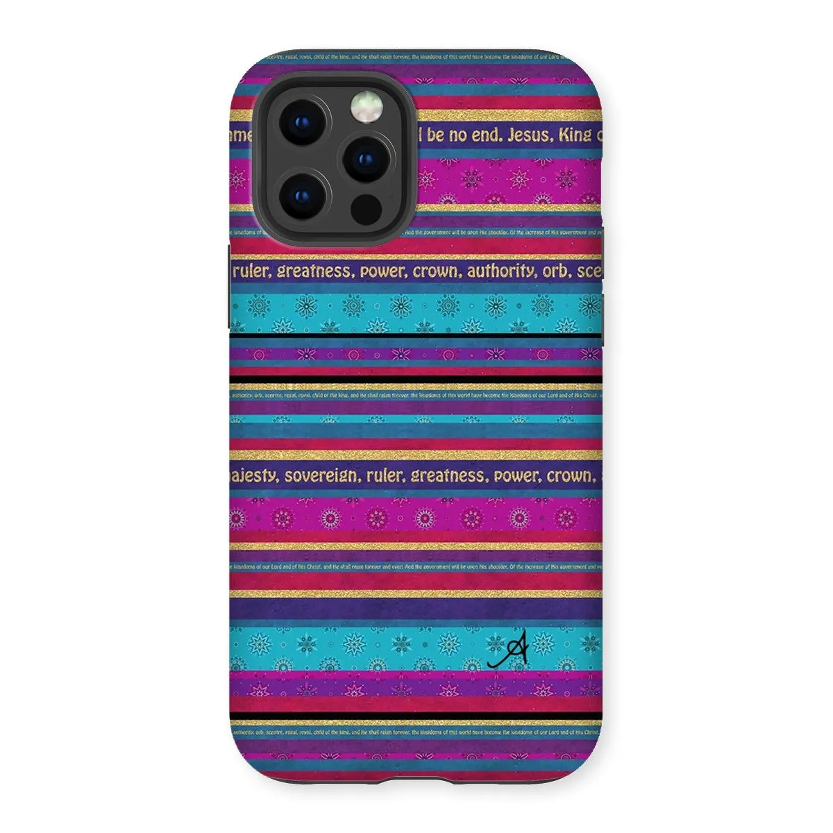 King of Kings Stripe Amanya Design Tough Phone Case