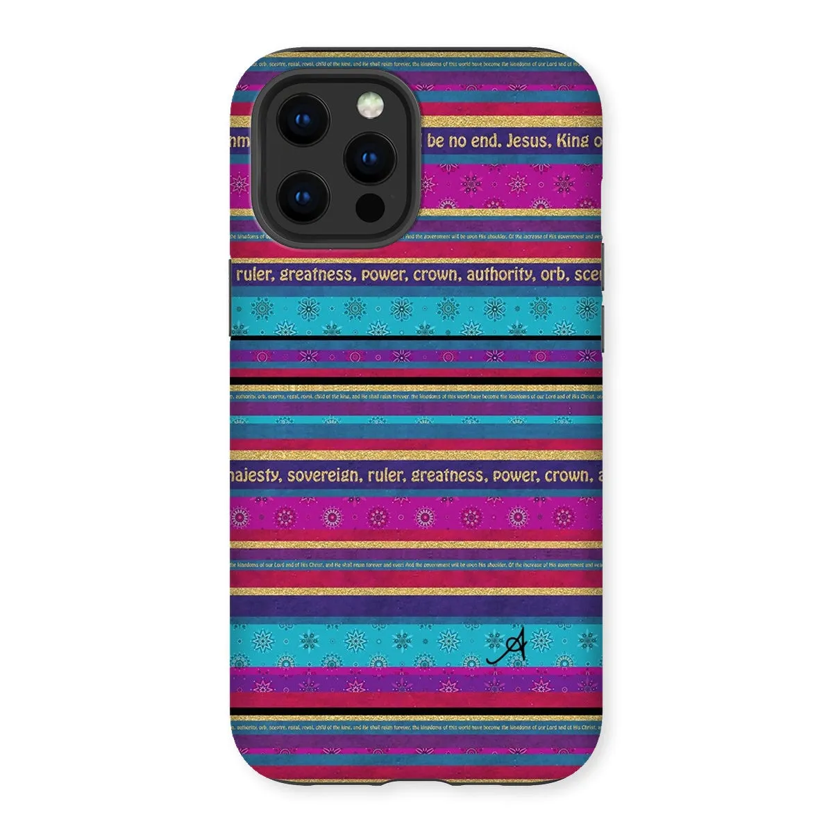 King of Kings Stripe Amanya Design Tough Phone Case