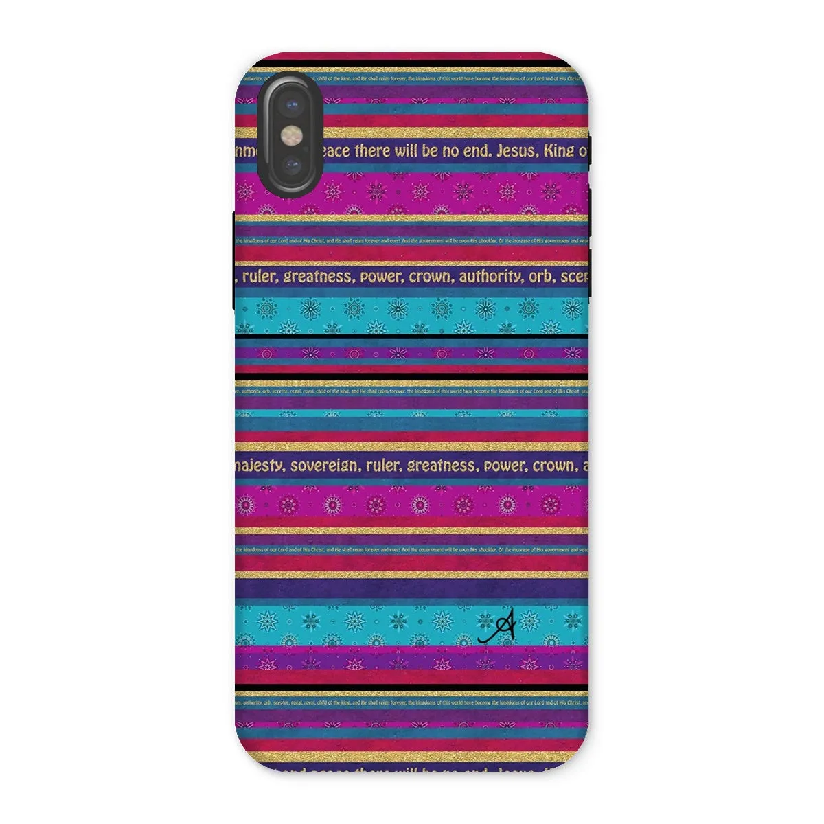 King of Kings Stripe Amanya Design Tough Phone Case