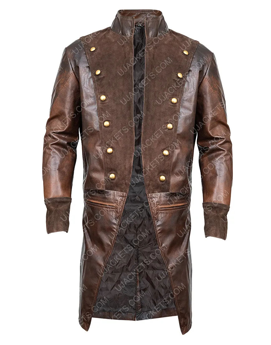 La Révolution Joseph Guillotin Coat | Amir El Kacem Brown Coat