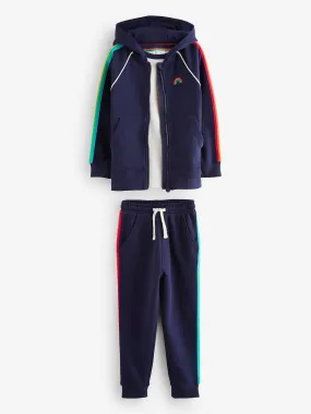 Little Bird 3 Piece T-shirt, Hoody And Jogger Set - Navy