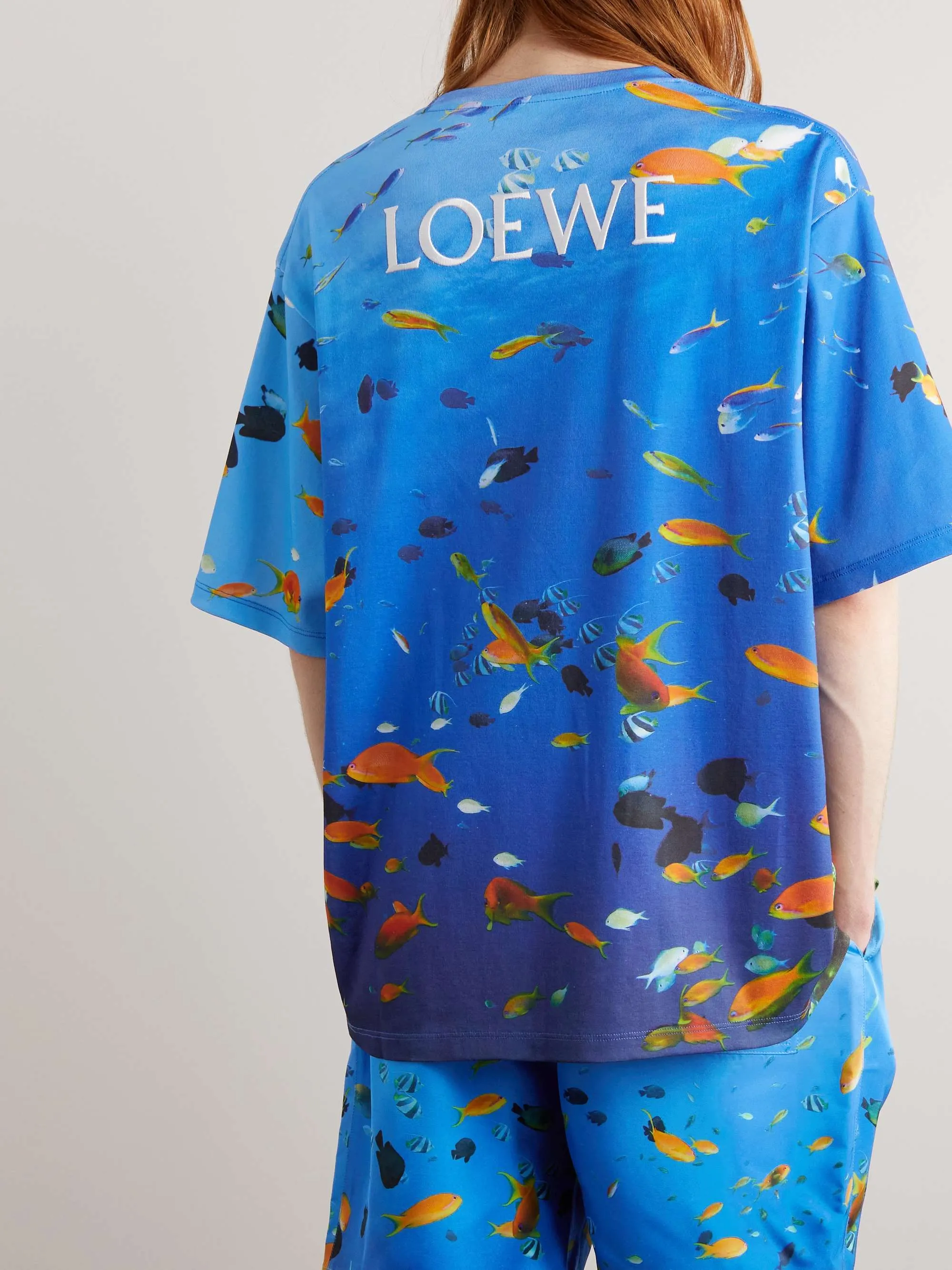 LOEWE  |Cotton Logo Luxury FX Advantage / Exclusive T-Shirts