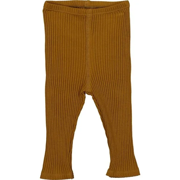 Lovely Littles Ribbed Leggings, Cider