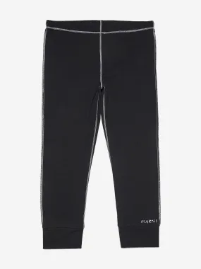 MARNI Girls Logo Leggings in Black