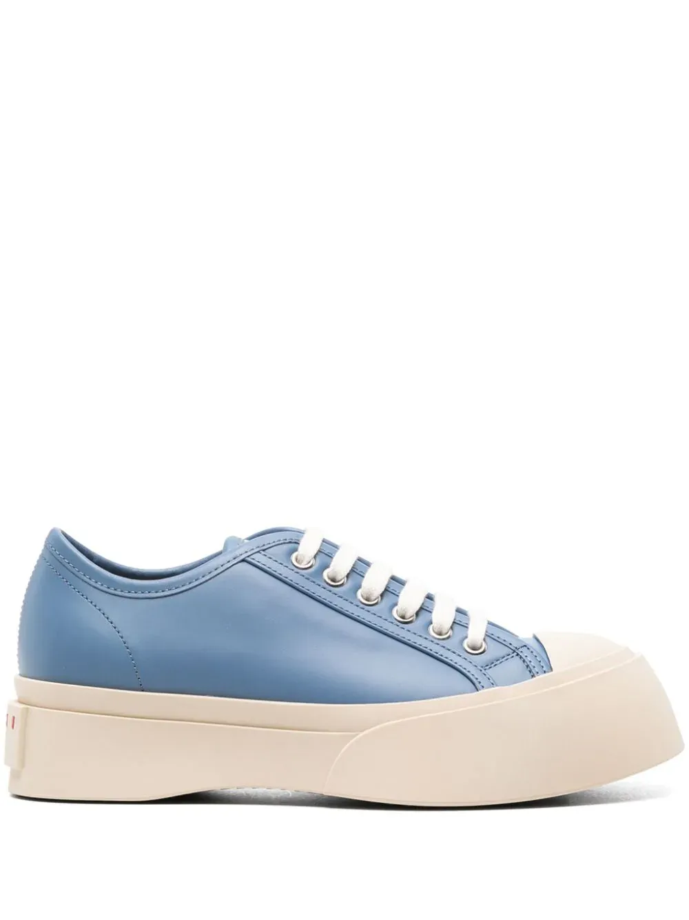 Marni- Leather Pablo Sneaker in Light Blue