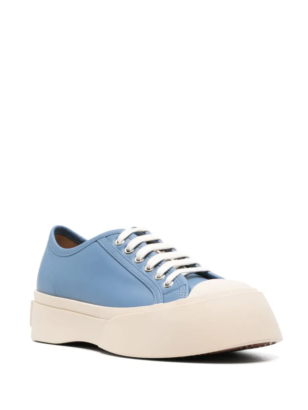 Marni- Leather Pablo Sneaker in Light Blue