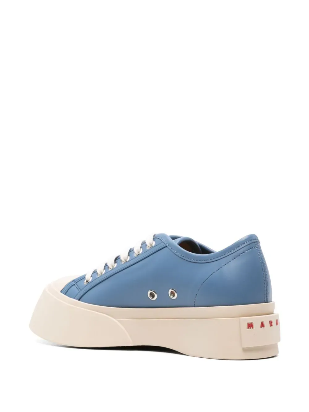 Marni- Leather Pablo Sneaker in Light Blue