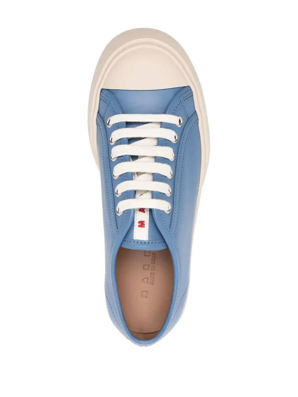 Marni- Leather Pablo Sneaker in Light Blue