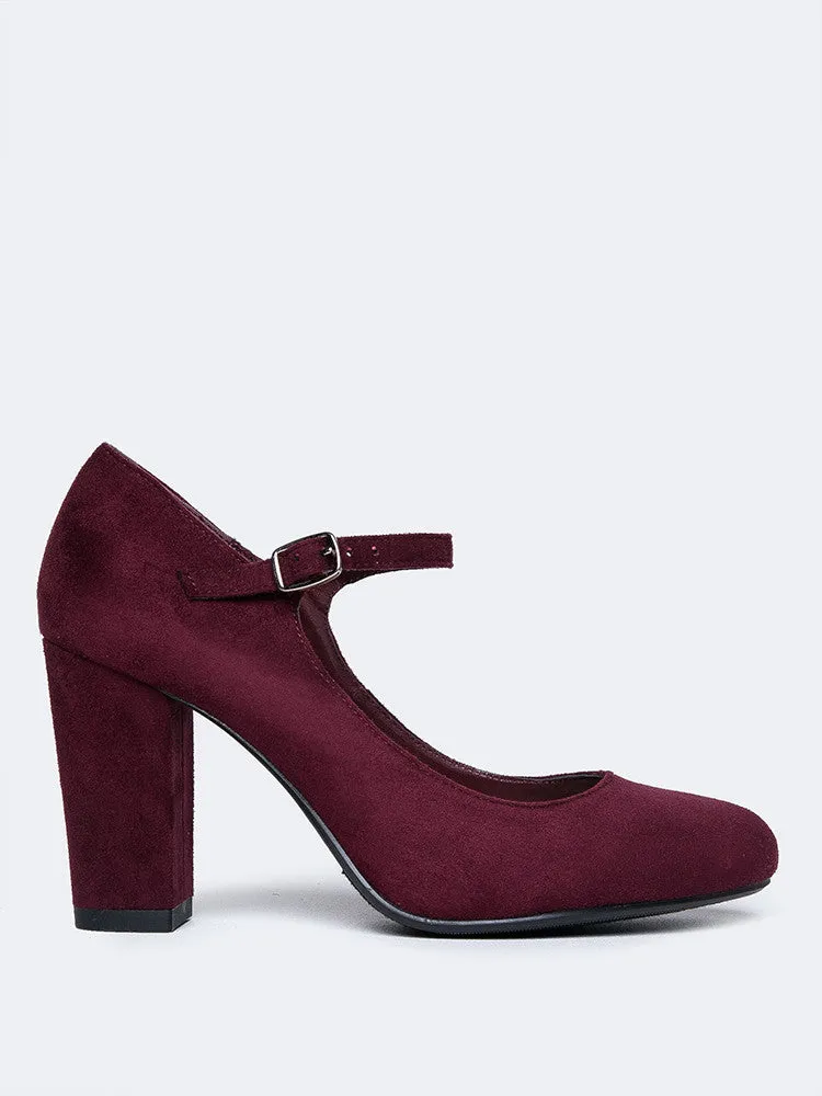 Mary Jane Round Toe Heel