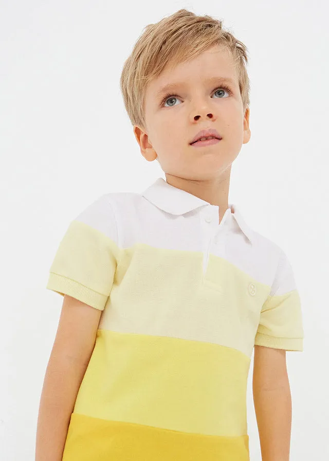 Mayoral S/s polo for boy - Pineapple