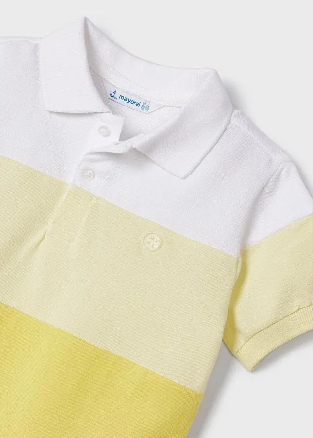 Mayoral S/s polo for boy - Pineapple