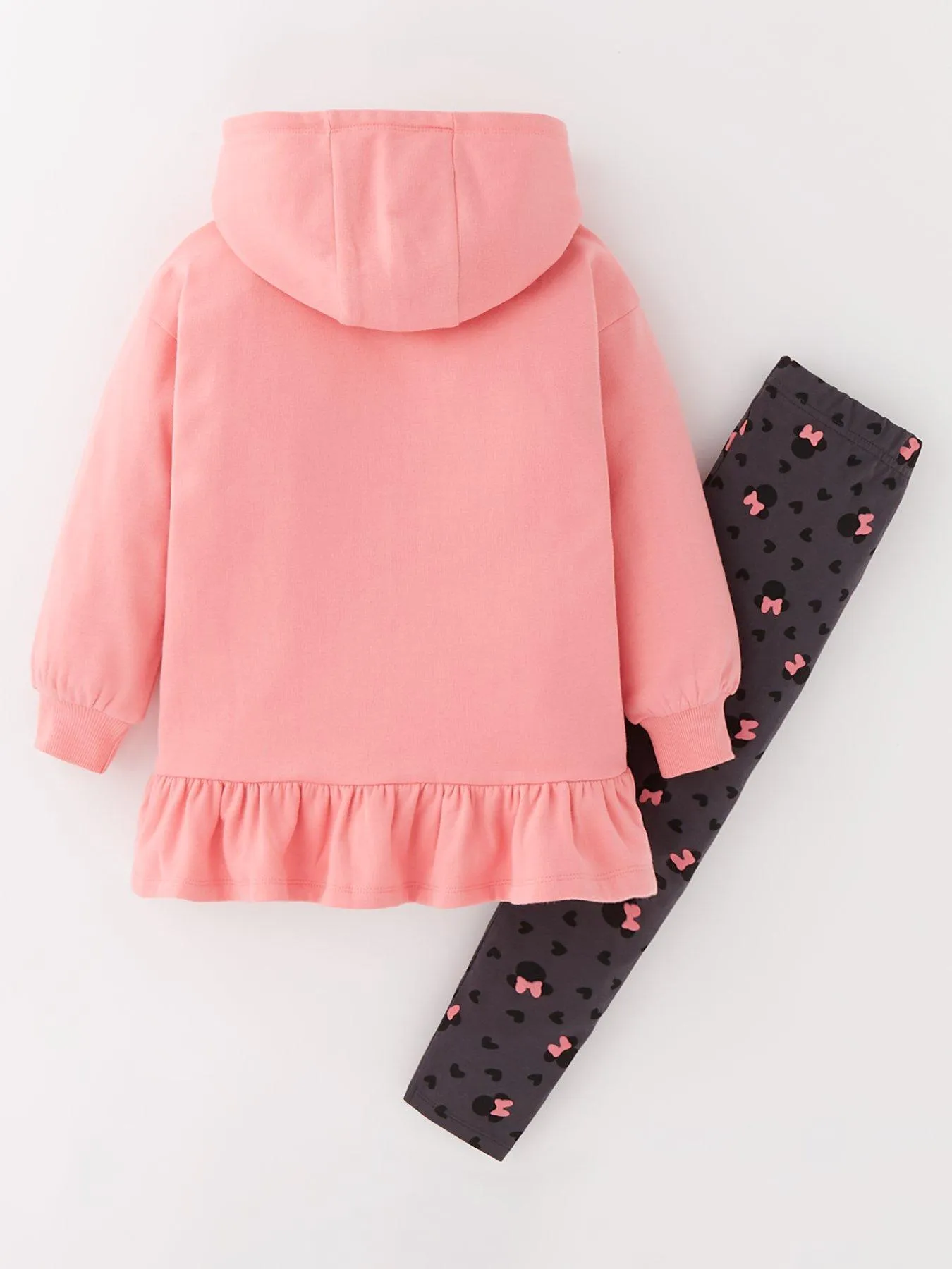 Minnie Mouse Disney Minnie Mouse 2 Piece Glitter Print Hoody And Legging Set