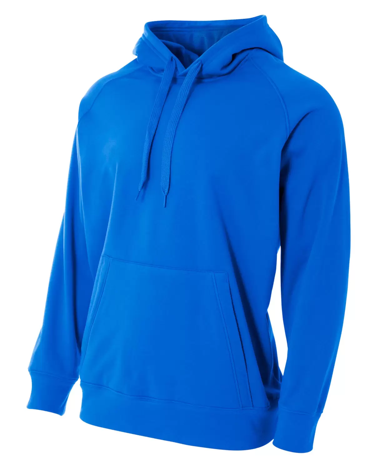 N4237 A4 Drop Ship Men's Solid Tech Fleece Hoodie SKU: N4237