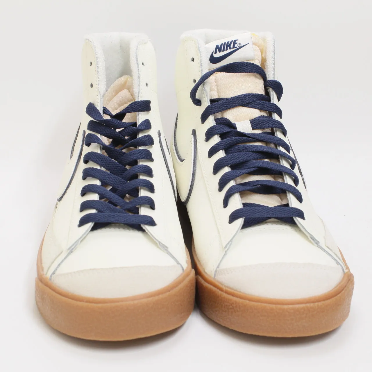 Nike Blazer Mid '77 Varsity Sail Midnight Gum Brown Navy Trainers