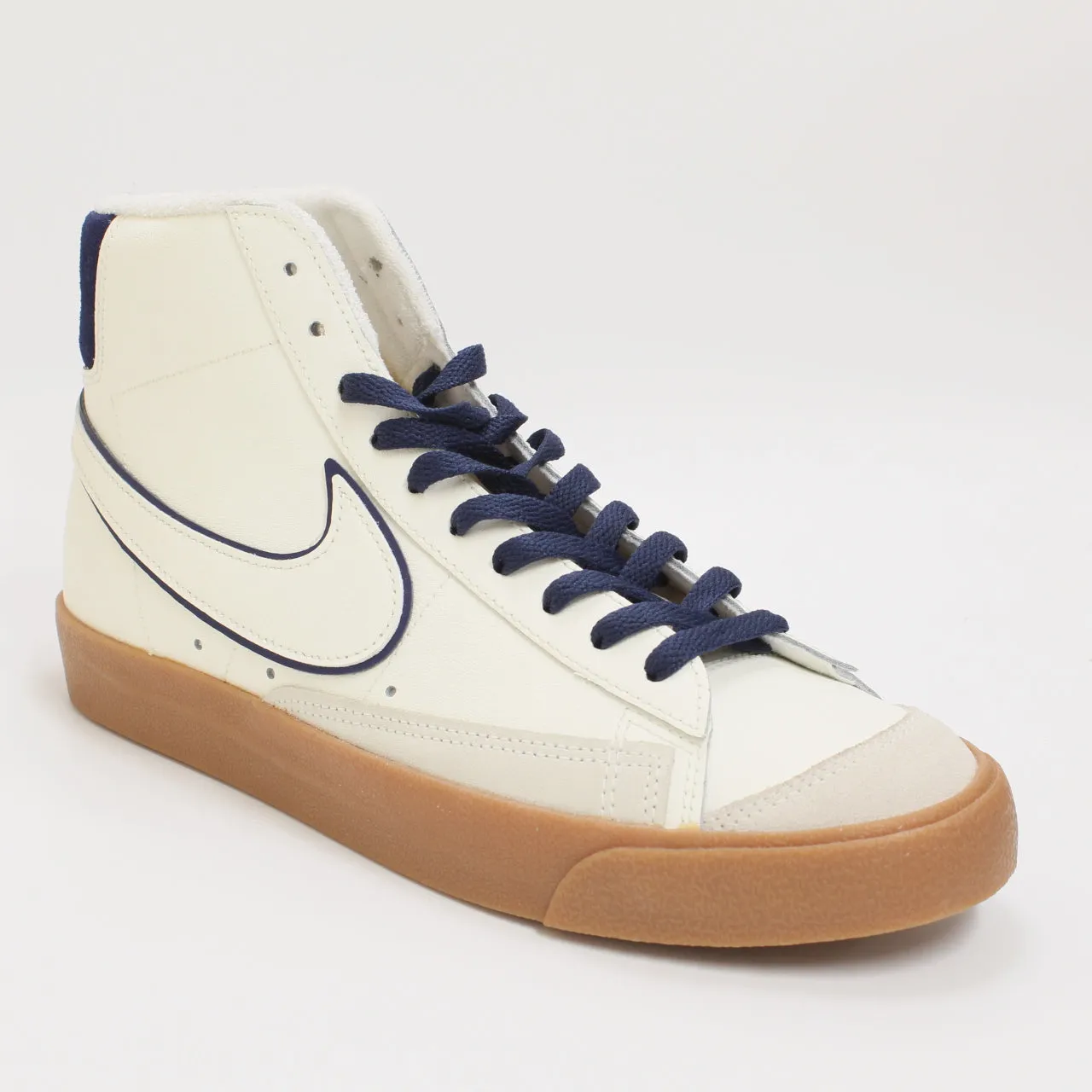 Nike Blazer Mid '77 Varsity Sail Midnight Gum Brown Navy Trainers