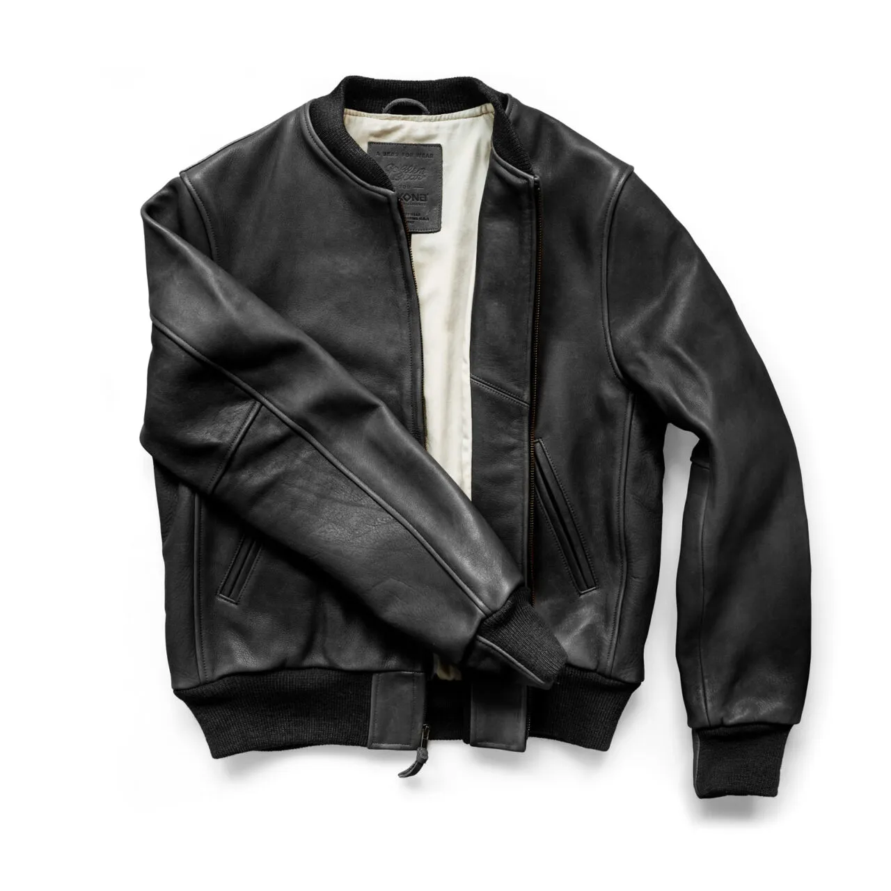 Nokona Leather Baseball Jacket - Black - Nokona Ballgloves