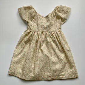 Olivier London Yellow Liberty Print Cotton Dress: 2-3 Years