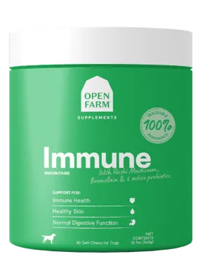 Open Farm Immune Supplement Chews for Dogs