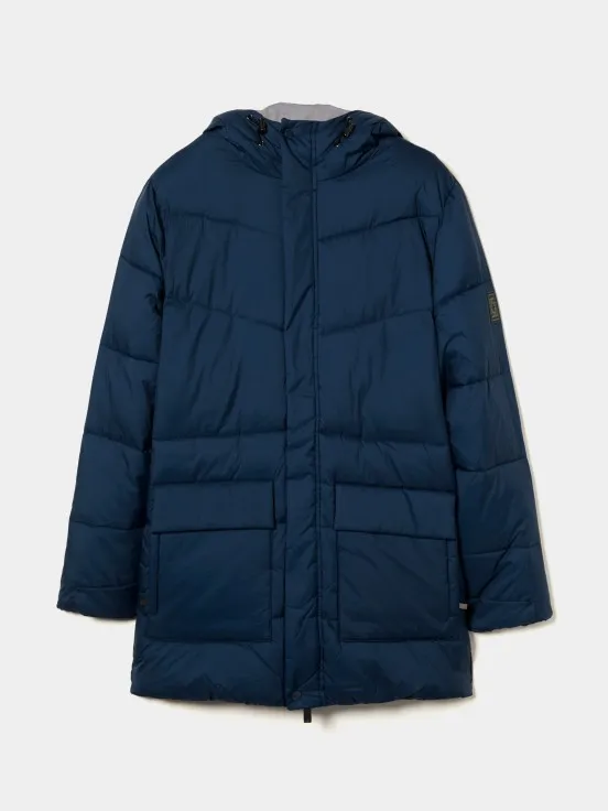 Padded hooded jacket