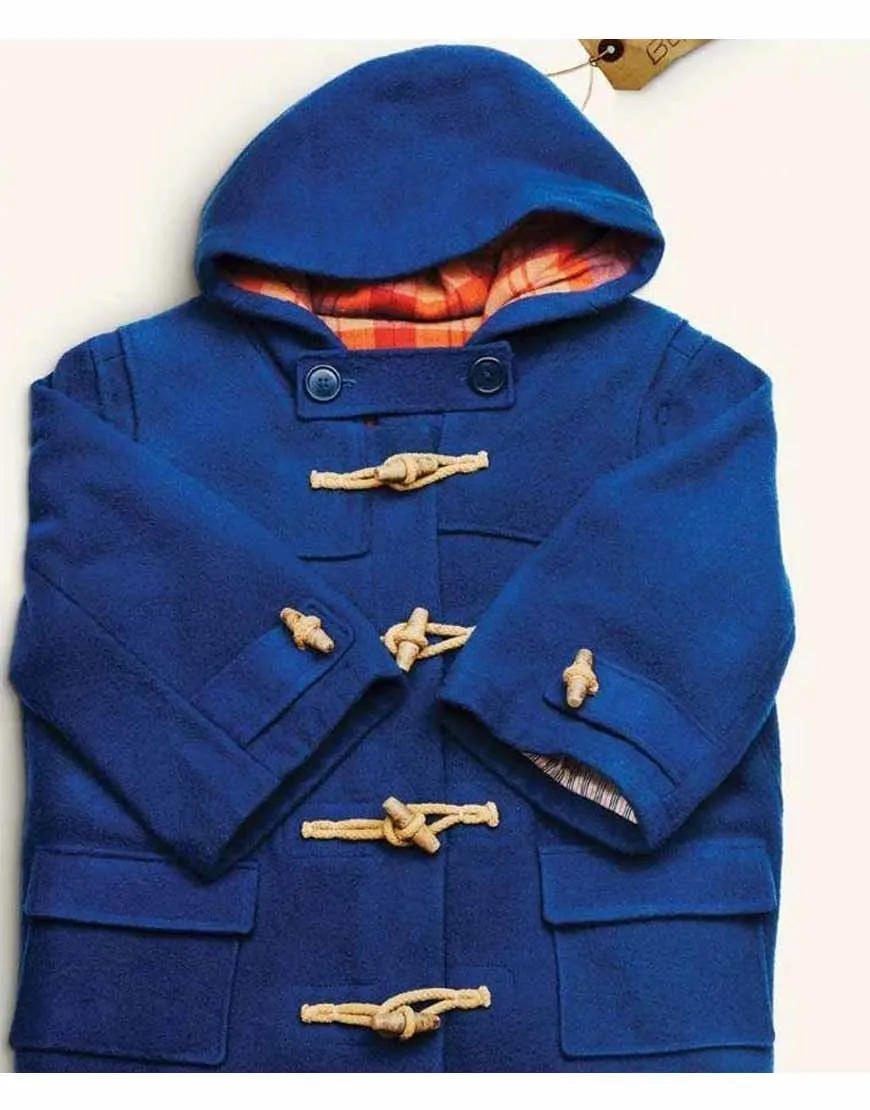 Paddington Bear Coat | Toggle Duffle Blue Trench Style