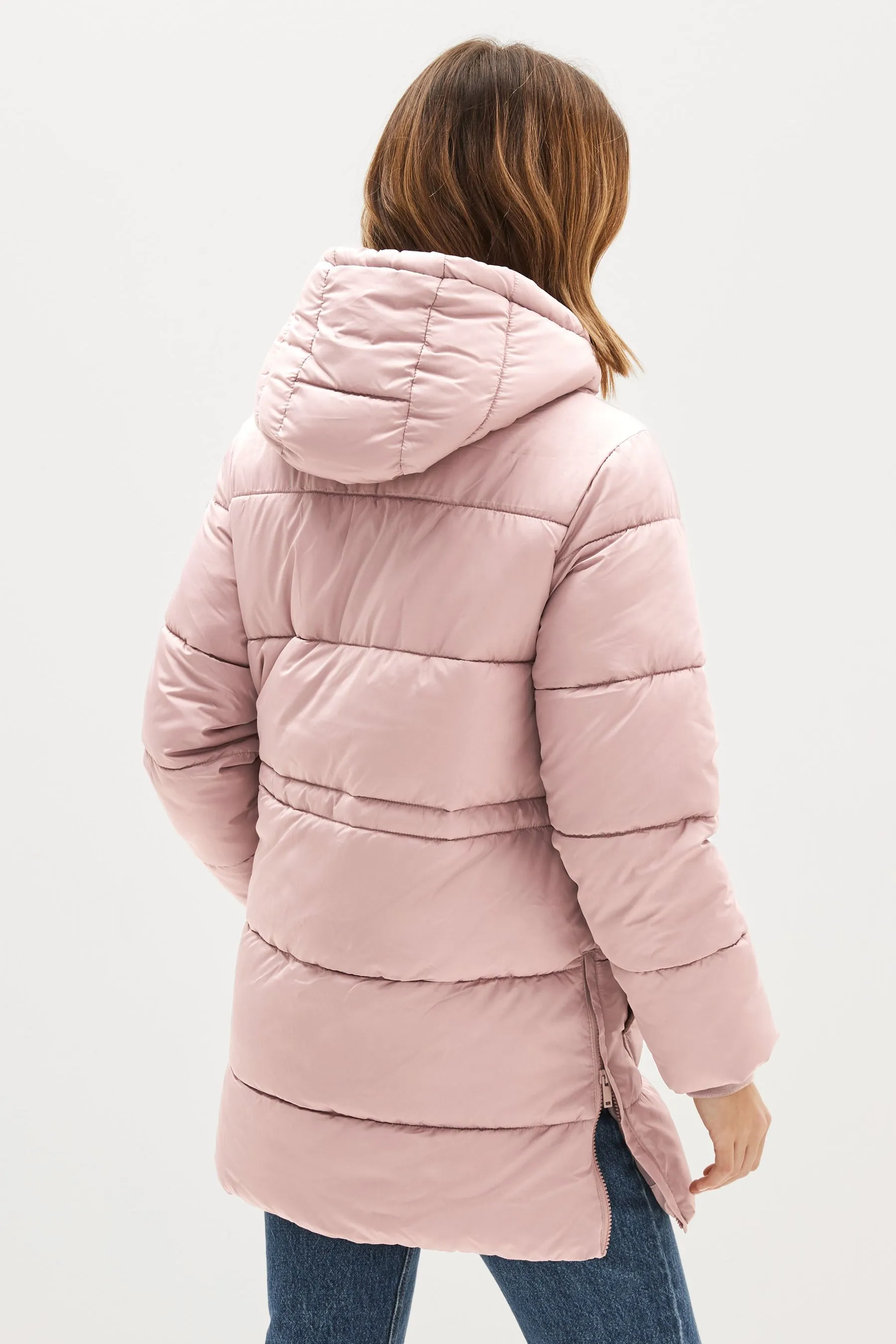 Pink Puffer Coat