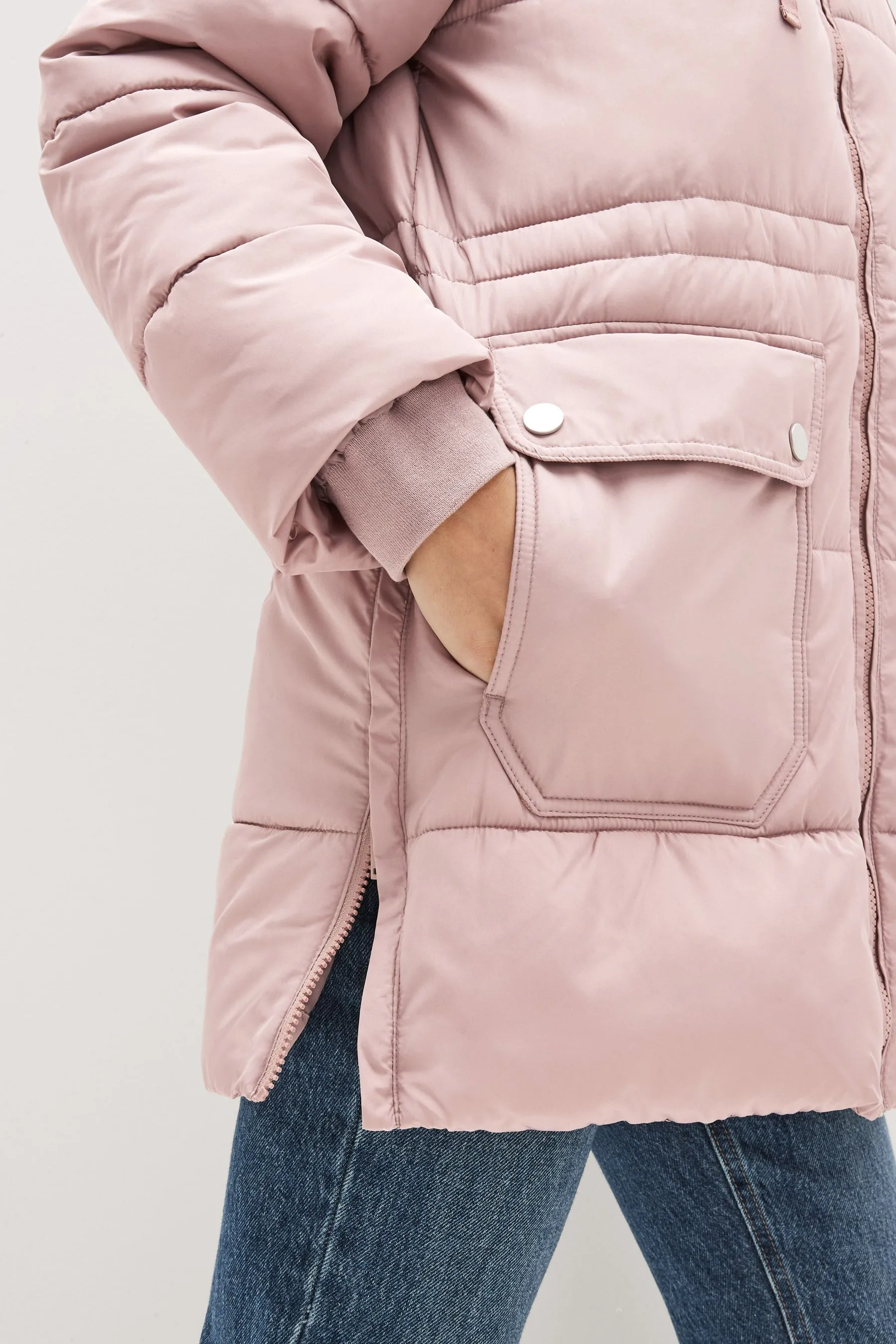 Pink Puffer Coat