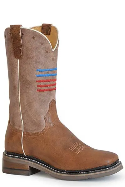 Roper Women's Americana Western Boot - Tan 09-021-7001-8407