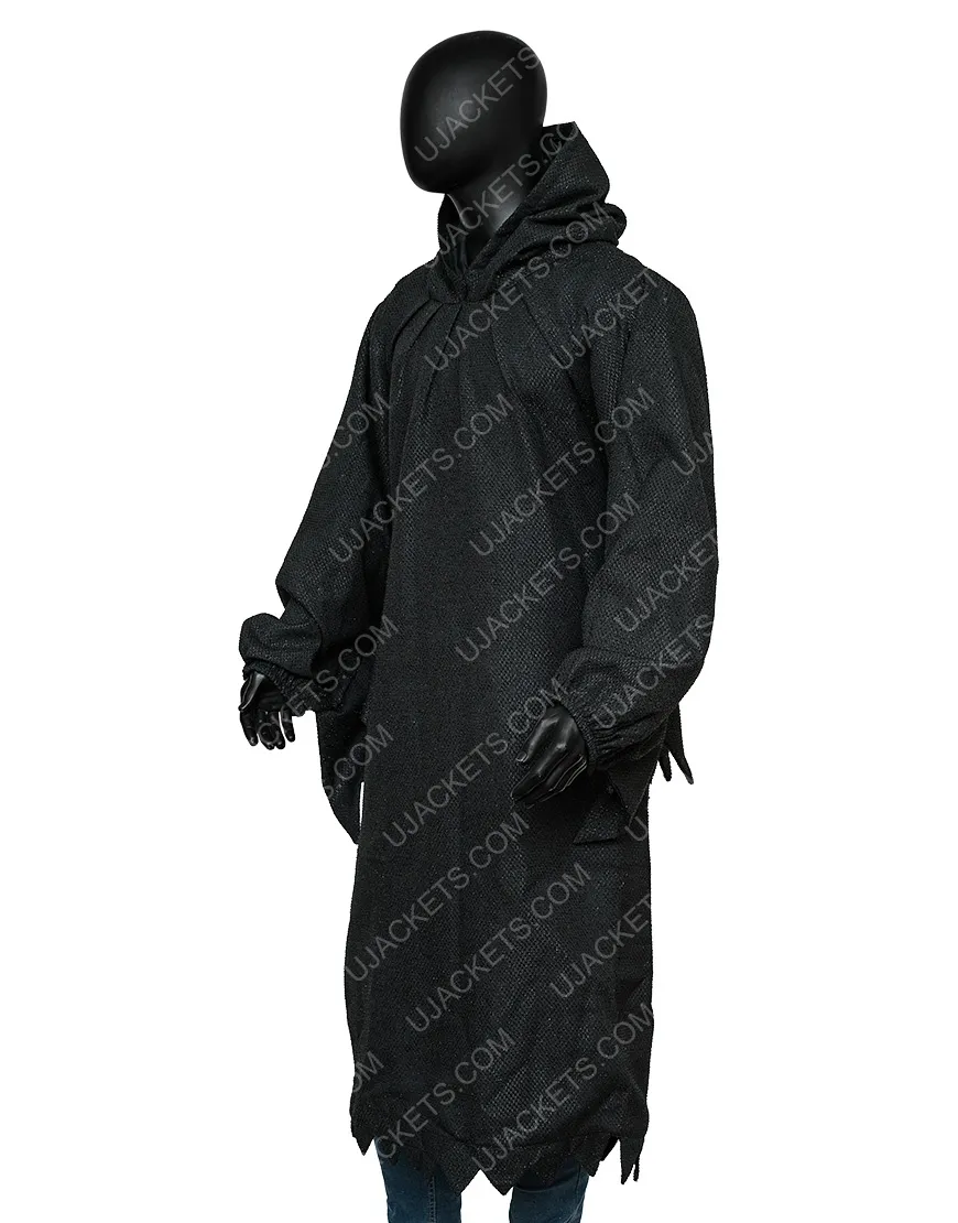 Scream 2022 Ghost Hooded Black Coat | New Arrival 2022 - Ujackets.com