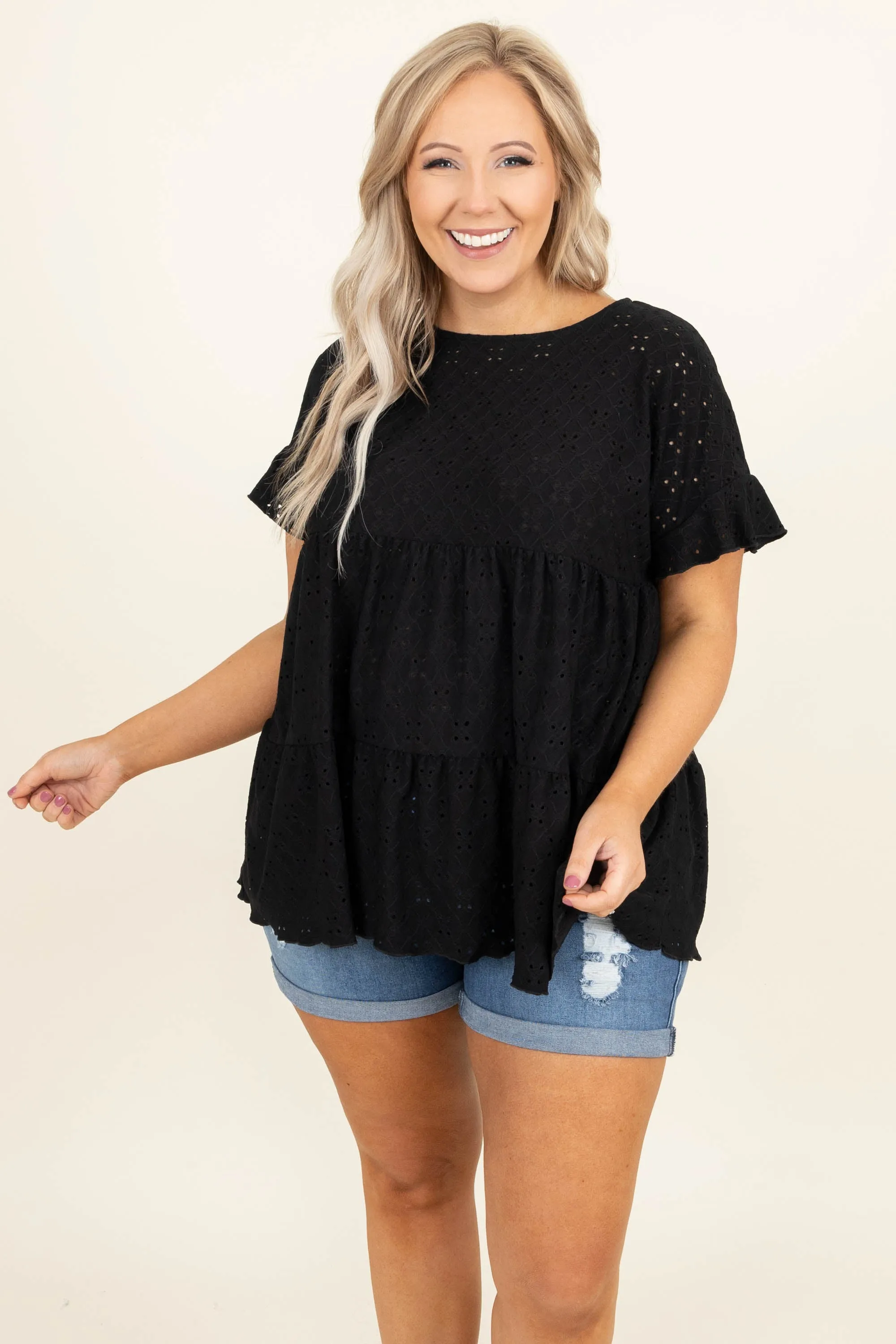 Shady Mood Top, Black