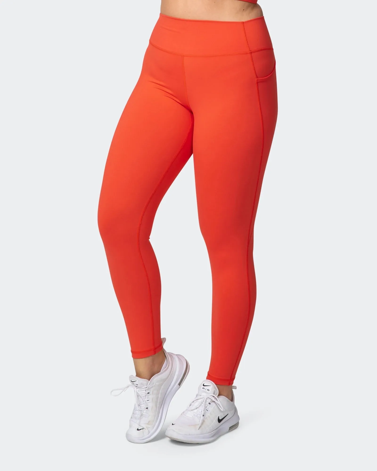 SIGNATURE POCKET ANKLE LENGTH LEGGINGS Ember