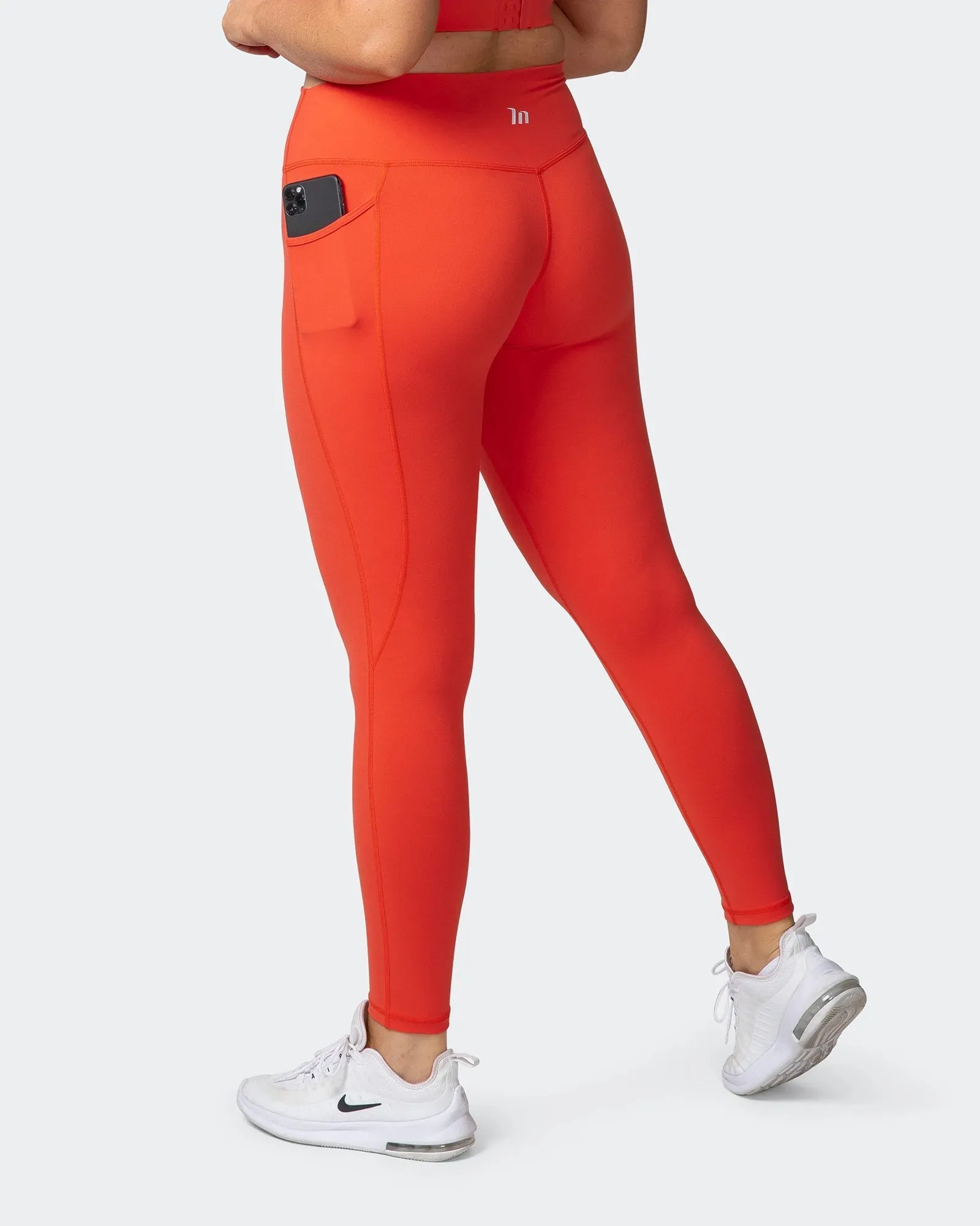 SIGNATURE POCKET ANKLE LENGTH LEGGINGS Ember