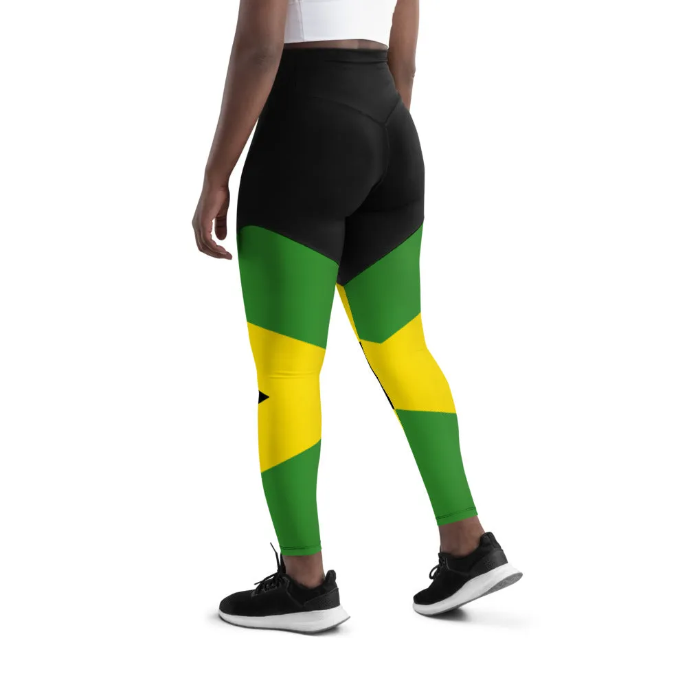 Sports Leggings Jamaican Jam