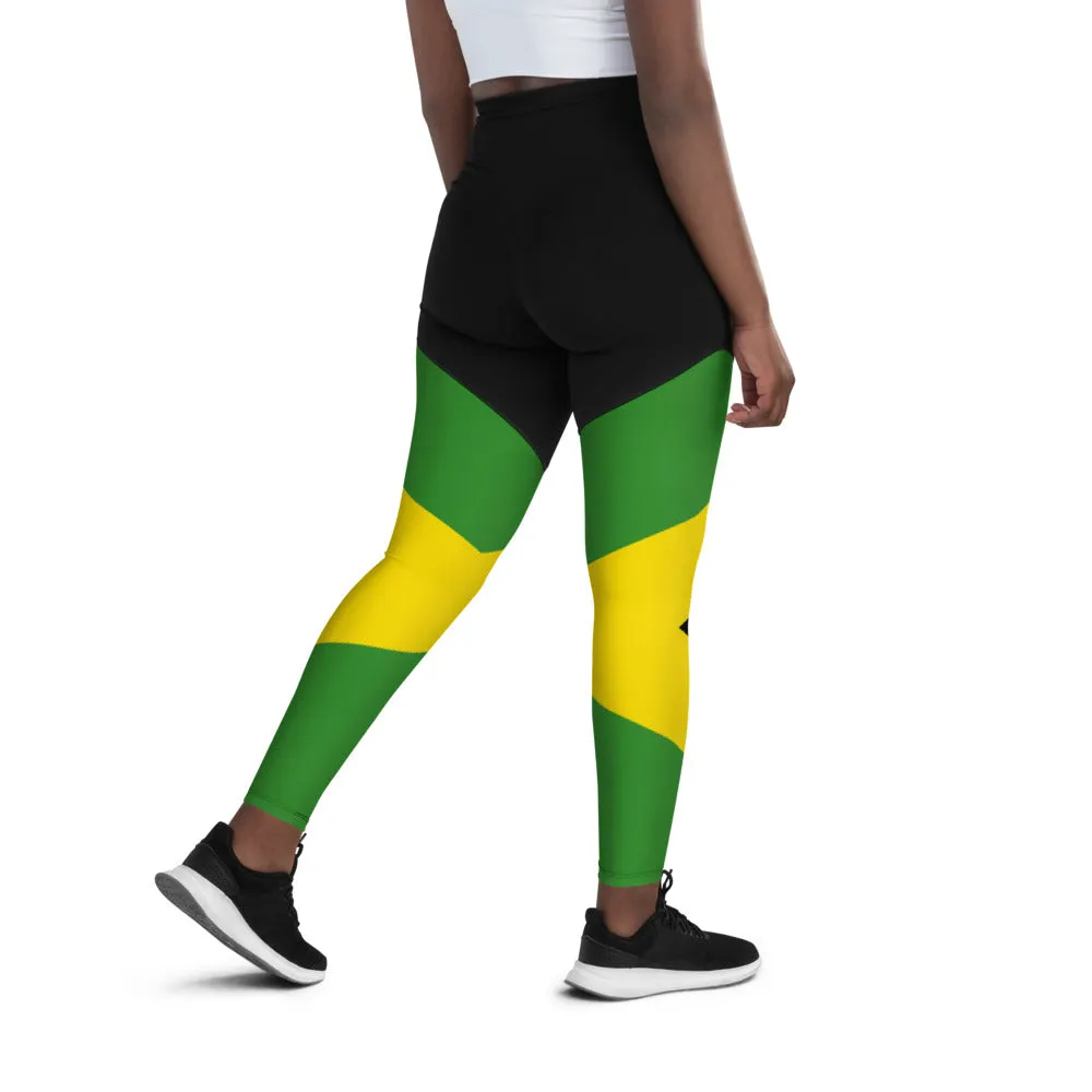 Sports Leggings Jamaican Jam