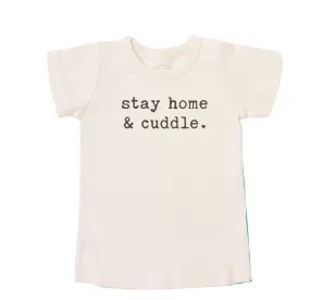 Stay Home & Cuddle Organic T-Shirt