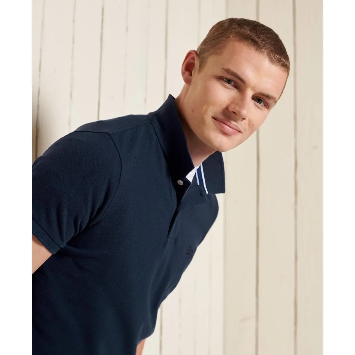 Superdry Classic Essential Logo Polo Shirt Rich Navy