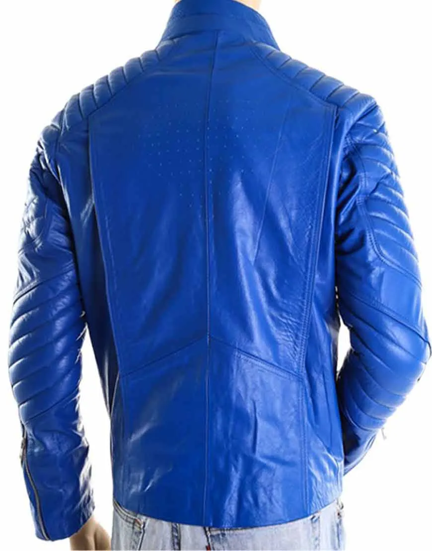 Superman And Lois Leather Jacket | Superman And Lois Blue Logo Jacket