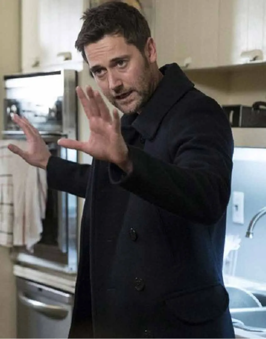 The Blacklist S03 Ryan Eggold Coat | Tom Keen Woolen Pea Coat