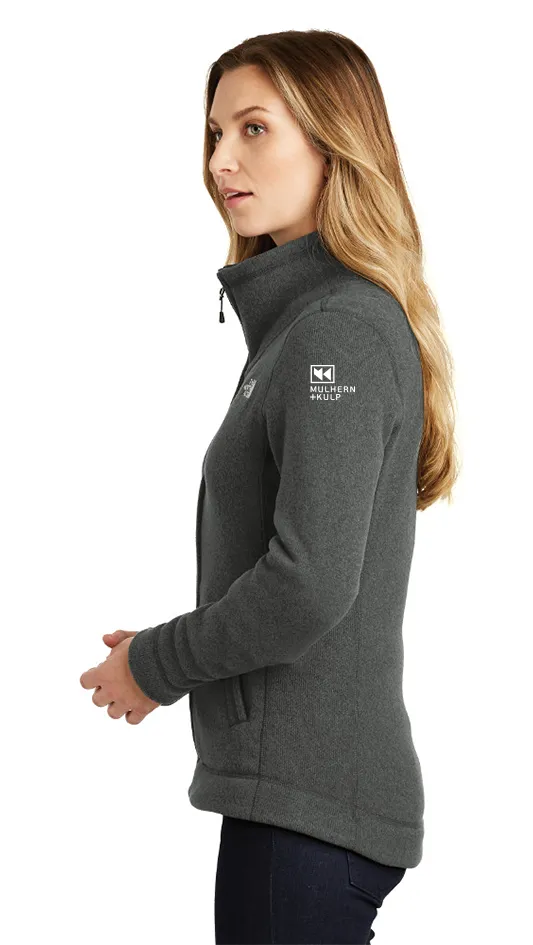 The North Face Ladies Sweater Fleece Jacket NF0A3LH8 TNF Black Heather [Mulhern + Kulp]