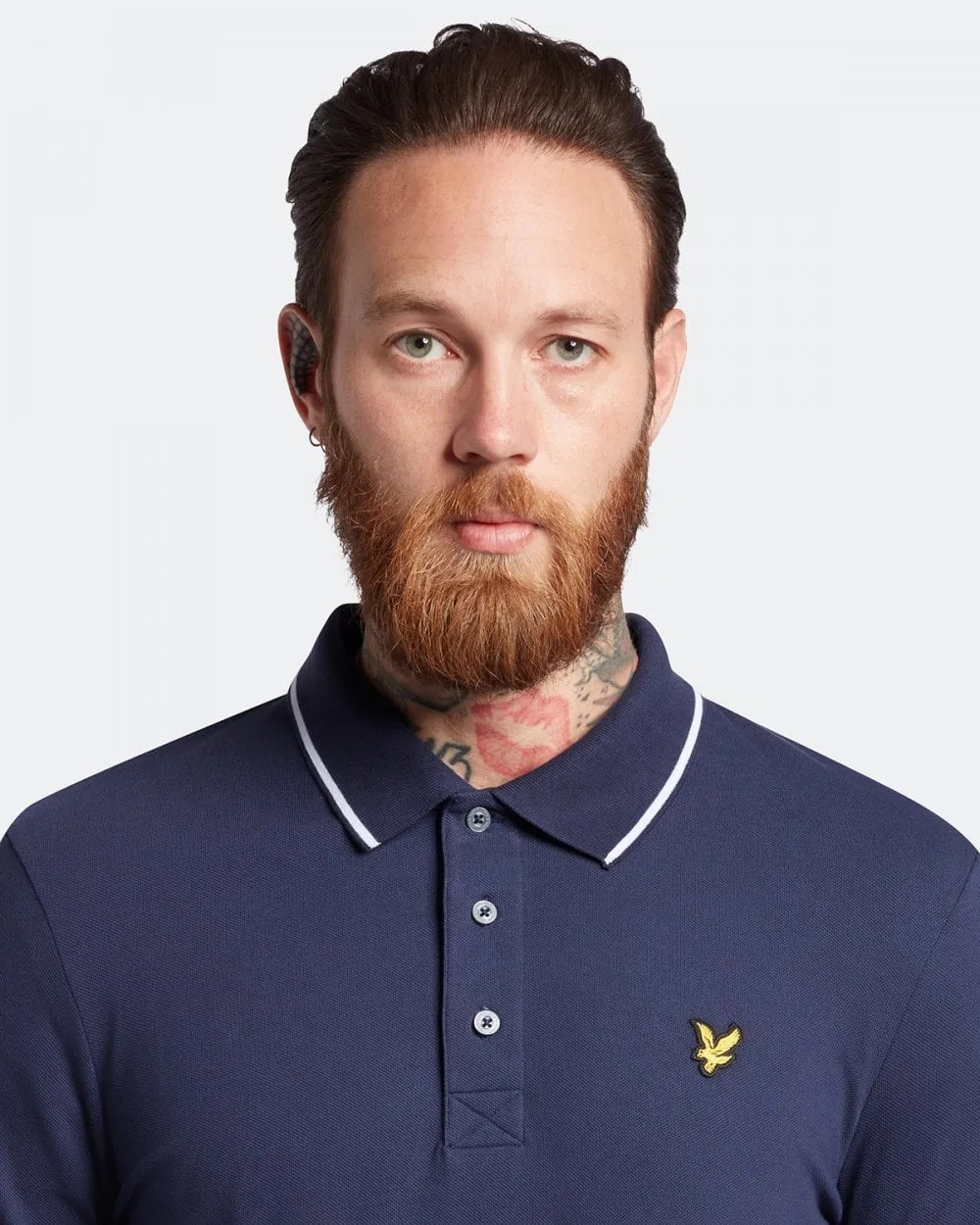 Tipped Mens Polo Shirt