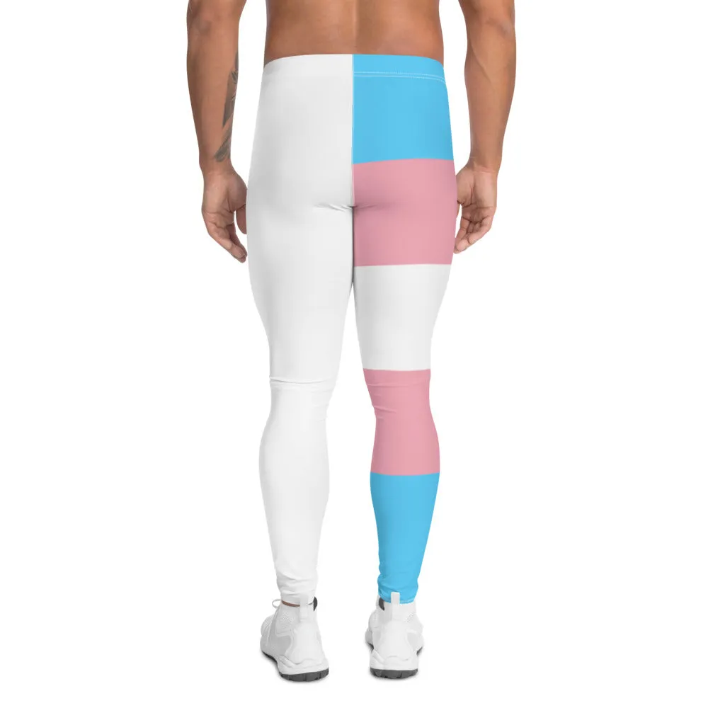 Trans Colours and White Boyfriend Gym Fitness Base-Layer