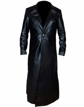 Undertaker Black Leather Coat | WWE Undertaker Coat | Ujackets.com