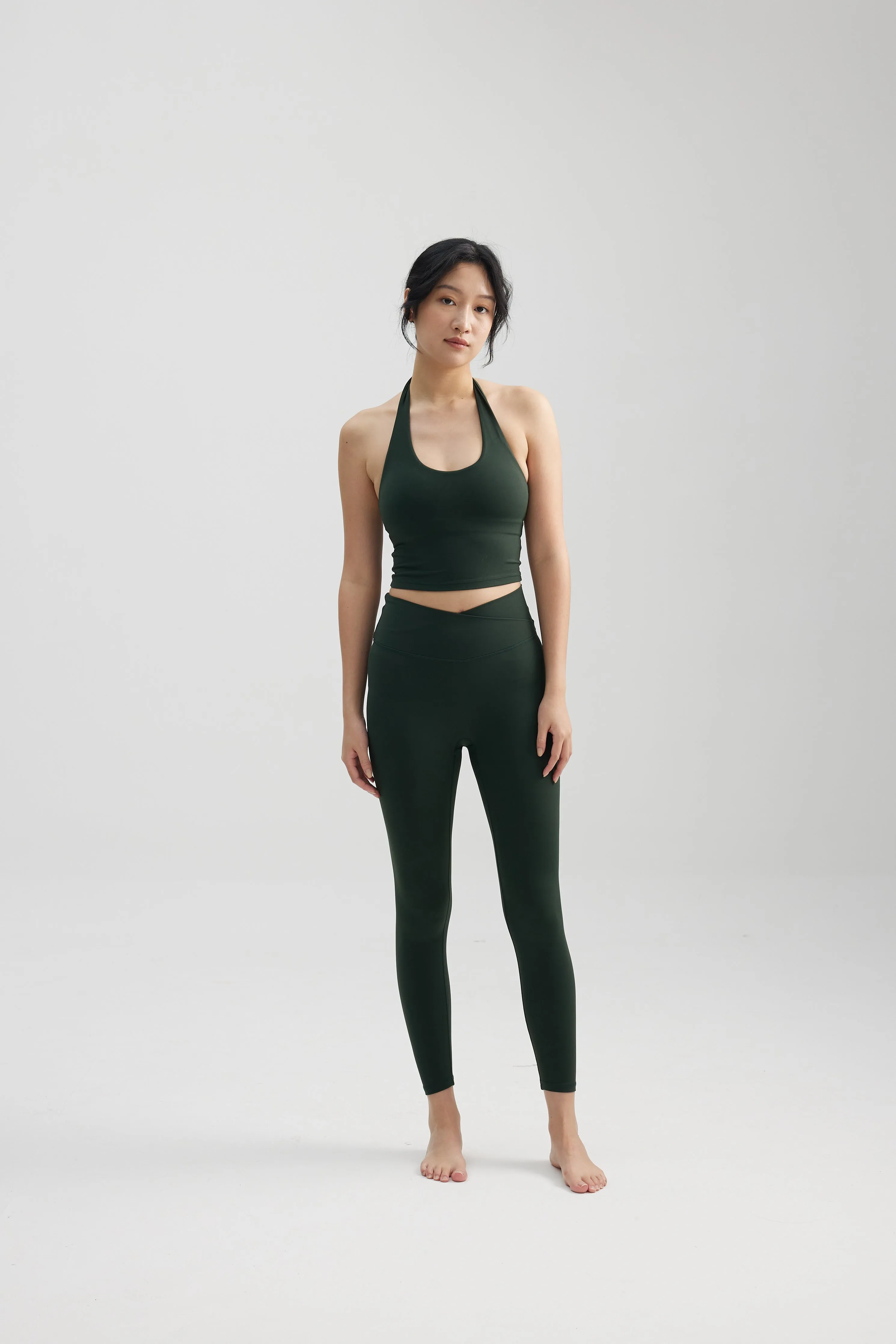 V Leggings (Full 24) in Basil