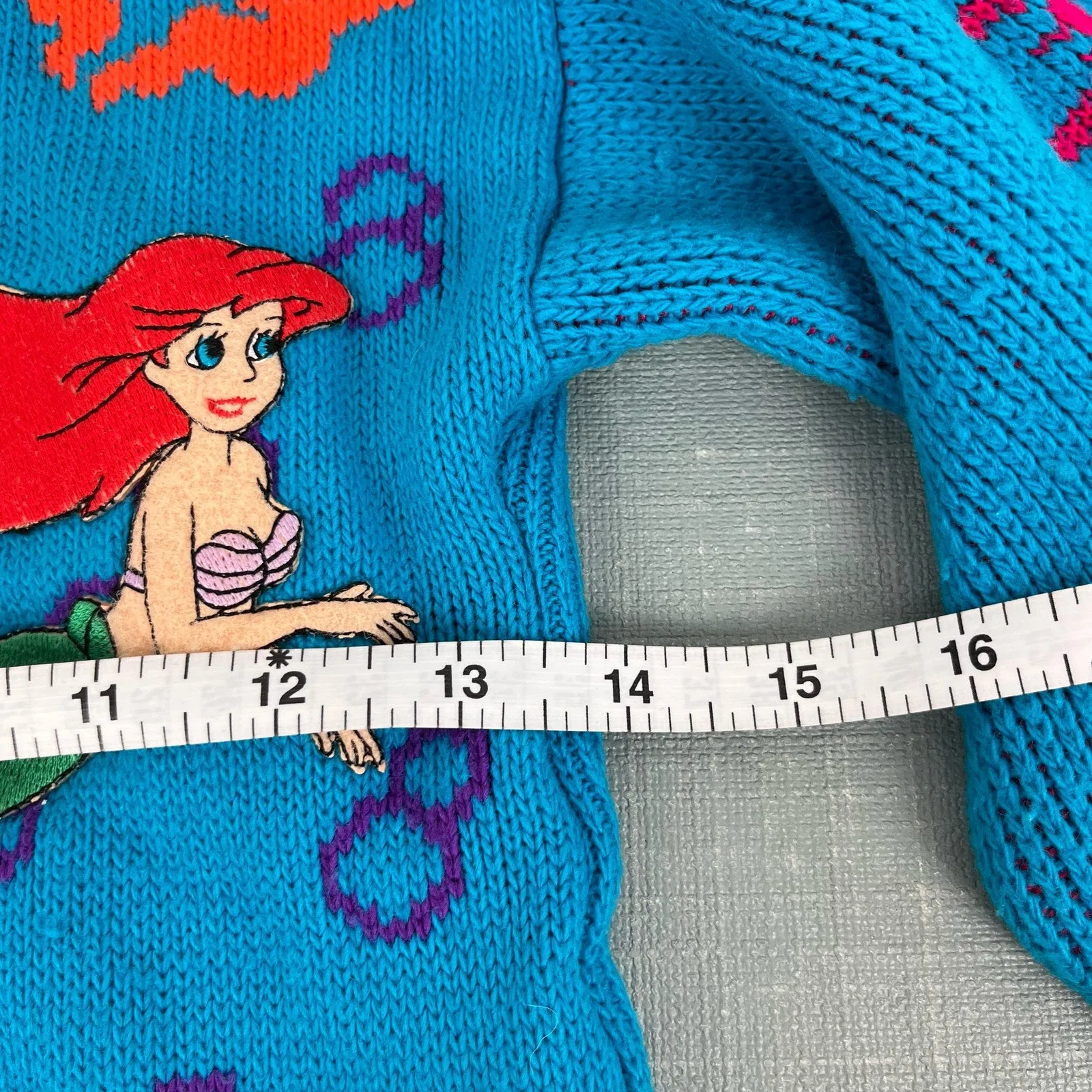 Vintage J.J. Poole The Little Mermaid Sweater USA