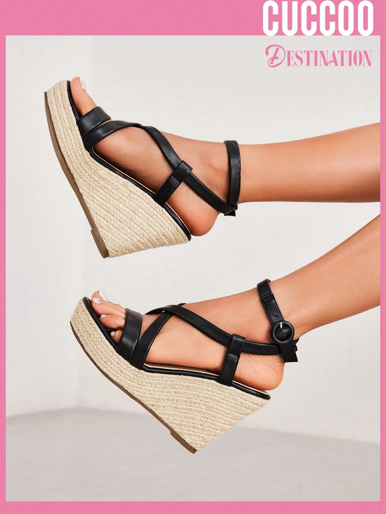 Woman Shoes Fashion Wedge High Heel Sandals For Spring And Summer